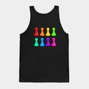 Chess Pawns Tank Top